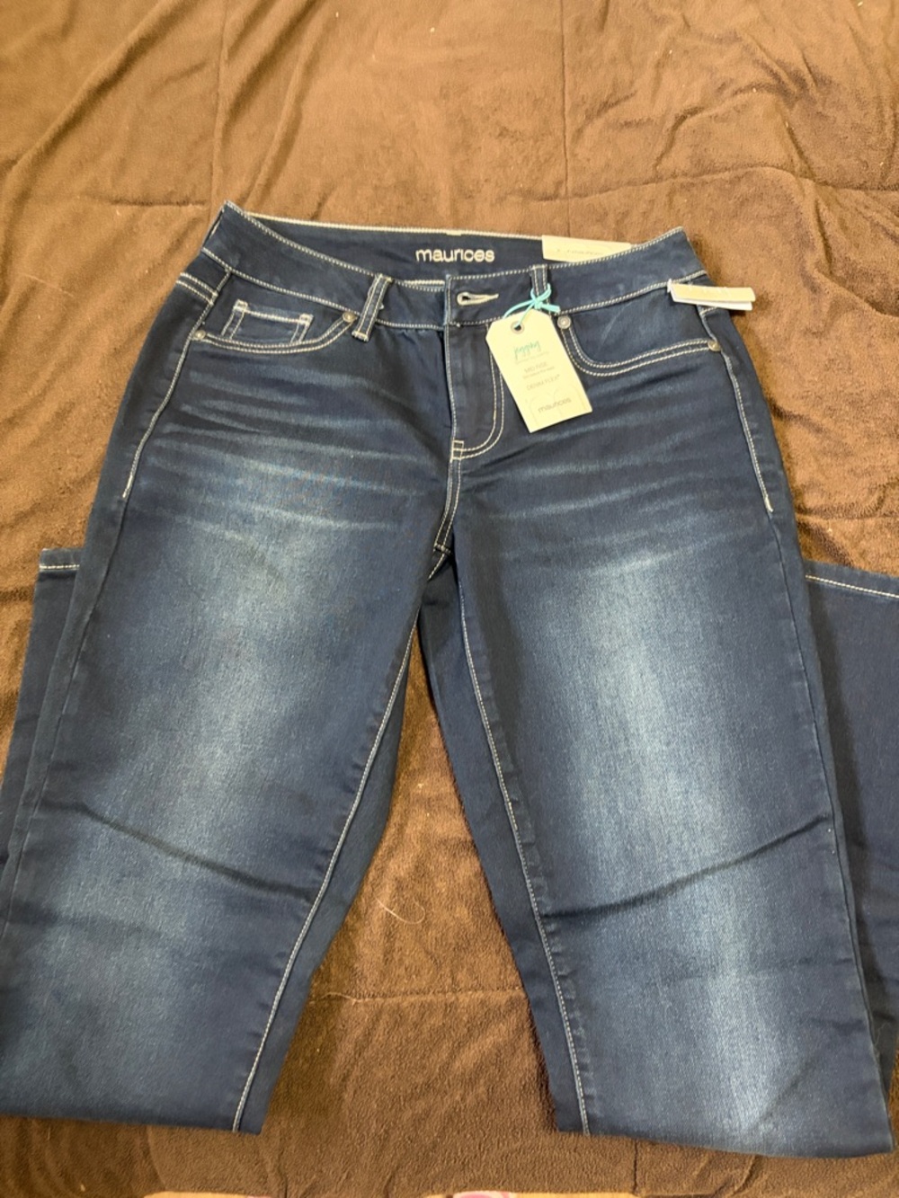 Maurices Dark Blue Stretch Skinny Jeggings